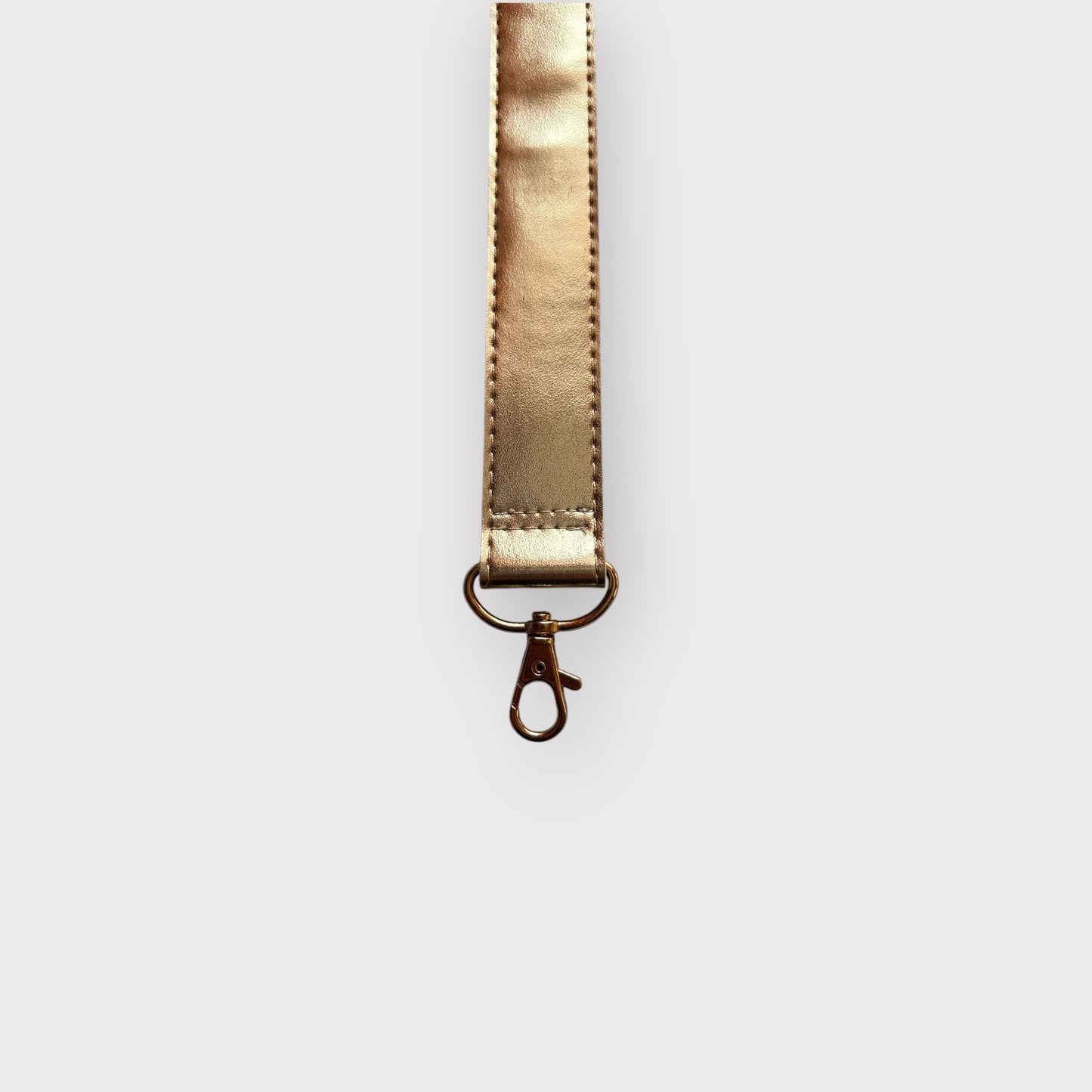 Sangle simili cuir doré
